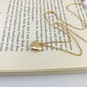 گردنبند زنانه ژوپینگ مدل قلب طلایی